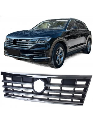 Maska Volkswagen Touareg 3 (2018+) - černá s chromem